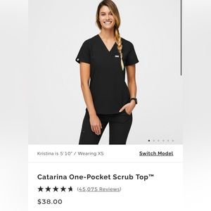 FIGS Catarina One-Pocket Scrub Top
